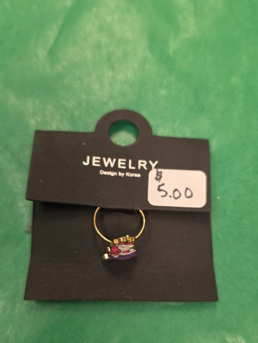 Children's Pink & Purple Mermaid Ring -